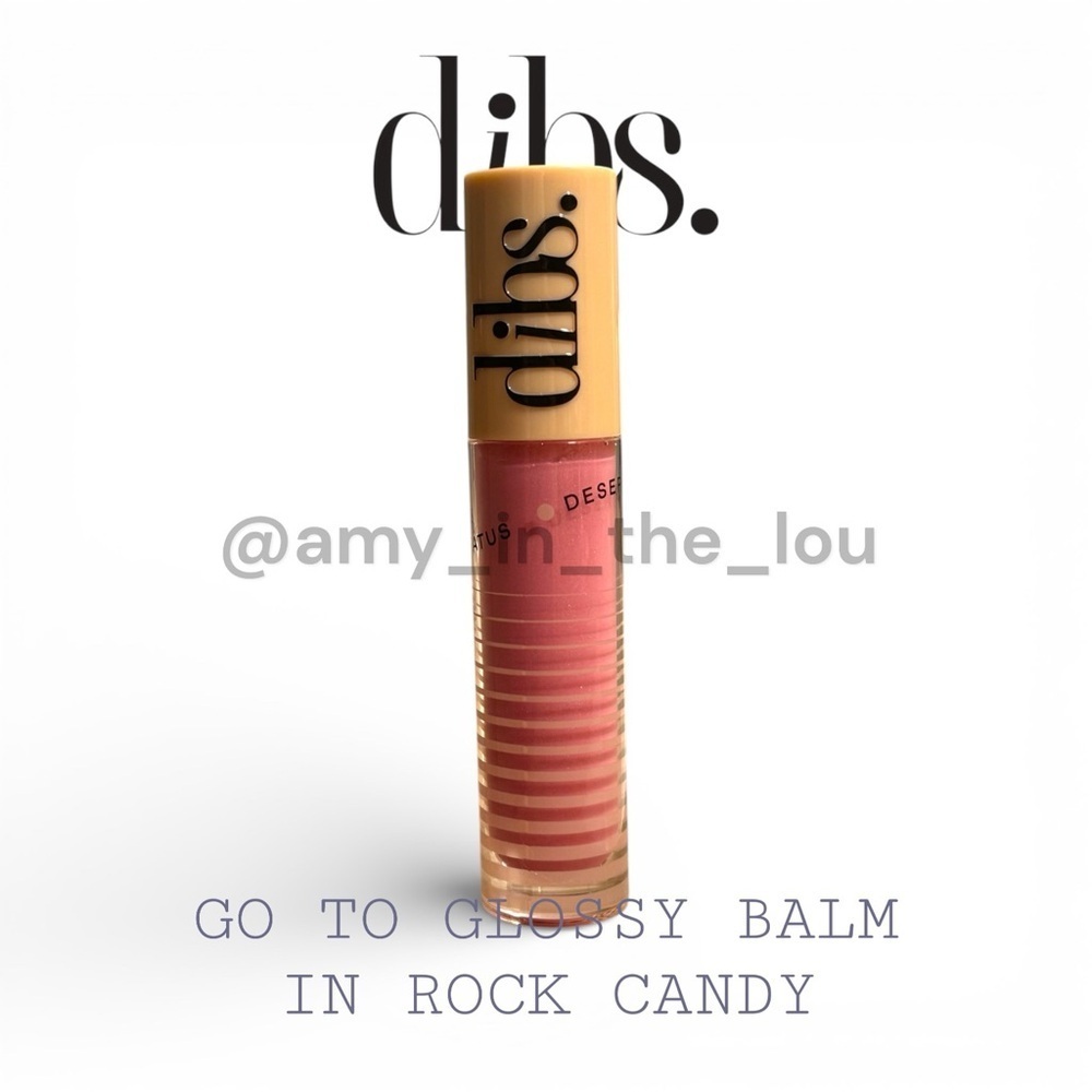 Dibs Go To Glossy Balm in Rock Candy